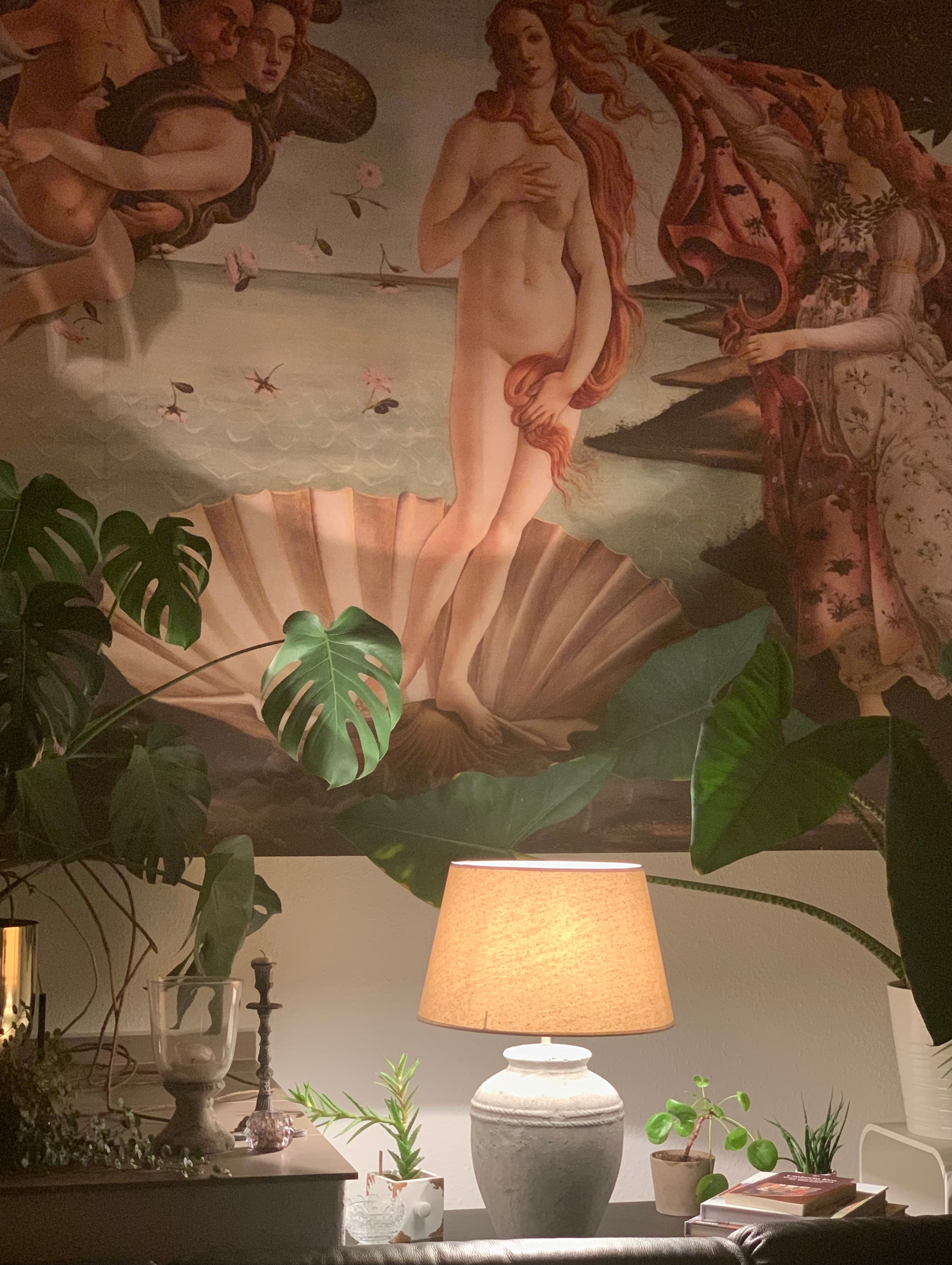 Gemütliche Wohnzimmeransicht Loft Wohnung